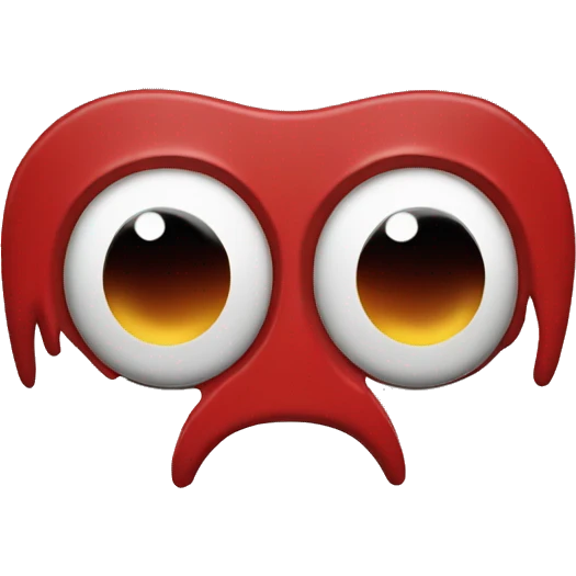 Red vinyl record  emoji