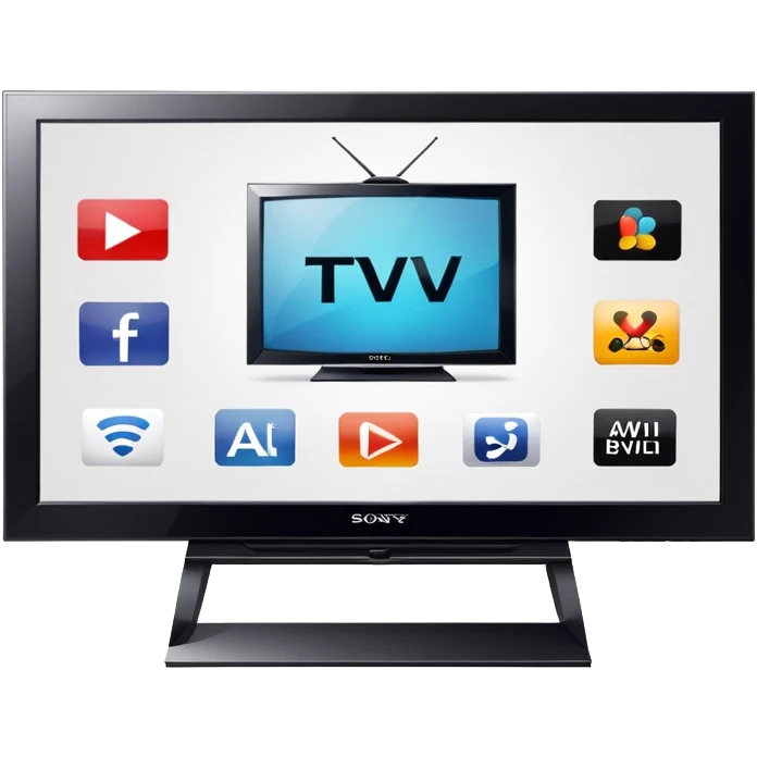 Sony TV with BRAVIA logo emoji