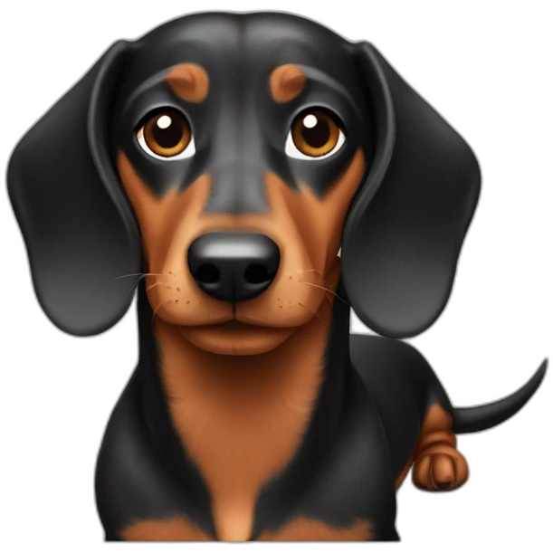 Dachshund dog  emoji
