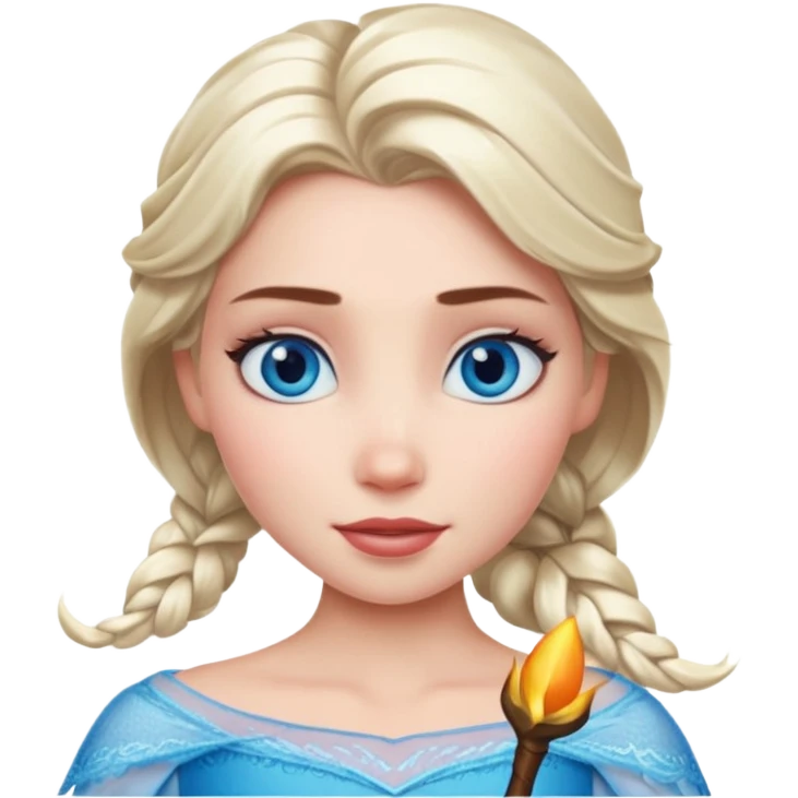elsa frozen emoji