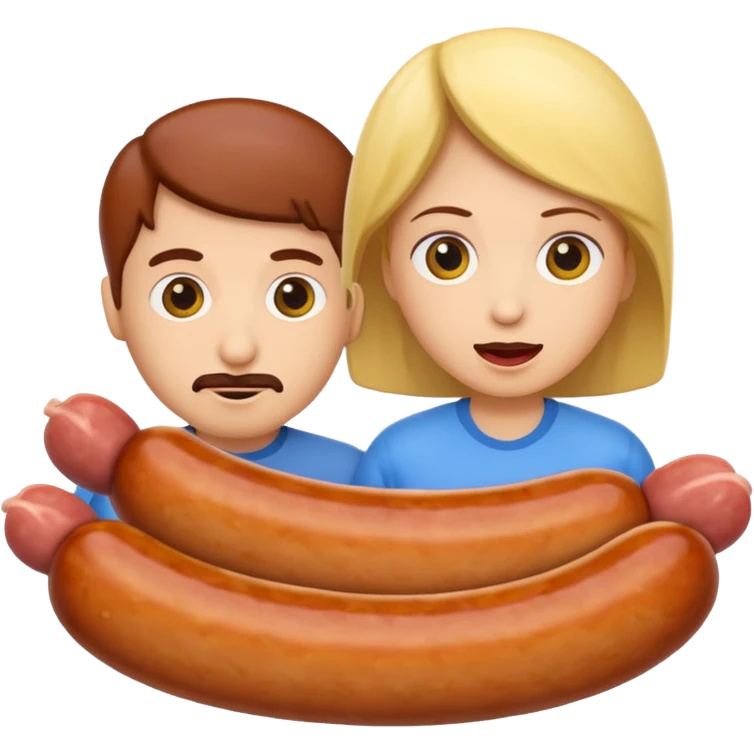 sausage eaters human emoji