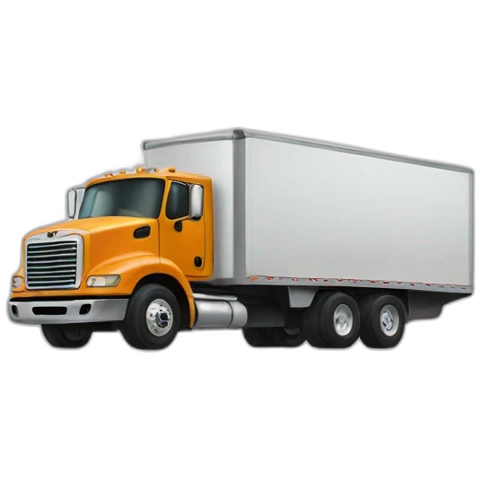 semi truck emoji