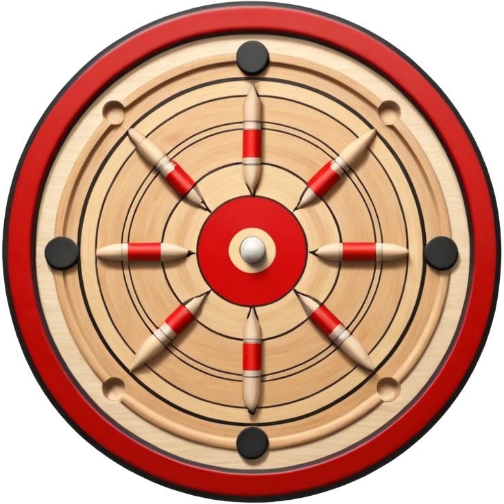 Please create carrom board game emoji in square format emoji