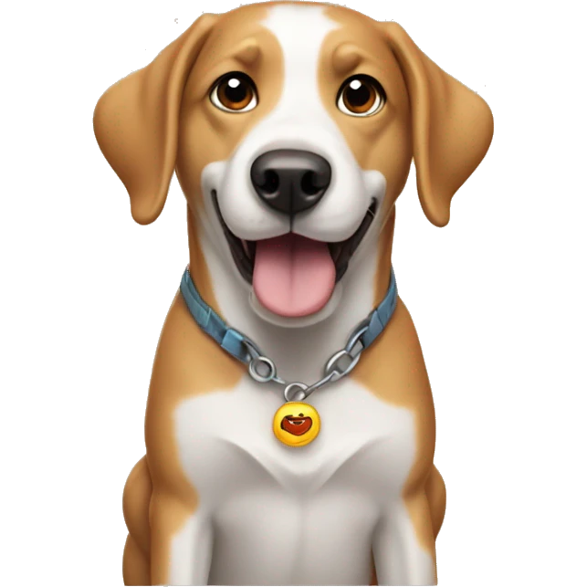 Super dog emoji
