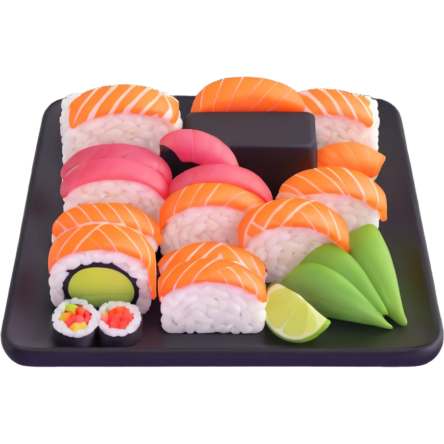 sushi plate emoji