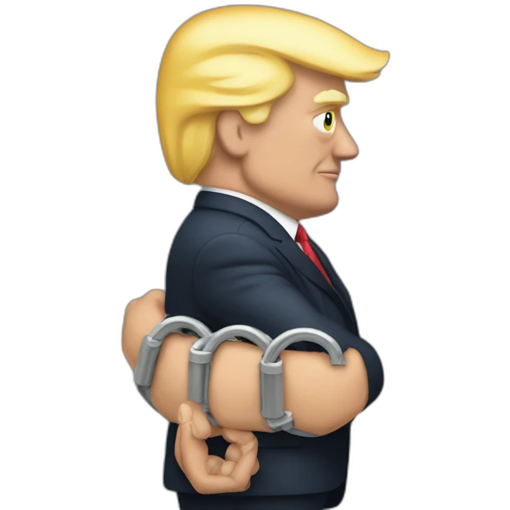 trump-in-handcuffs emoji