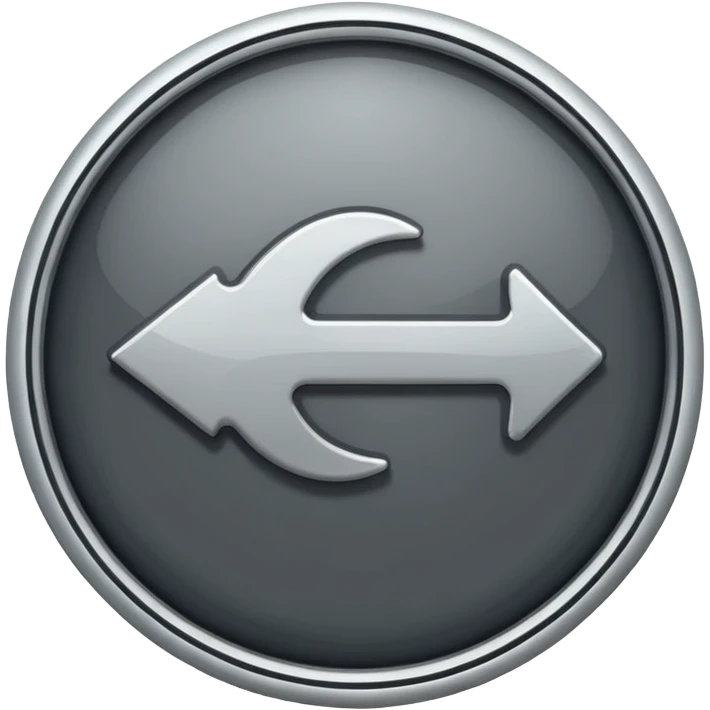 mac os single circled arrow emoji