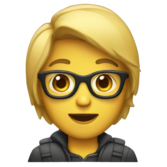 persona con una mackbook emoji