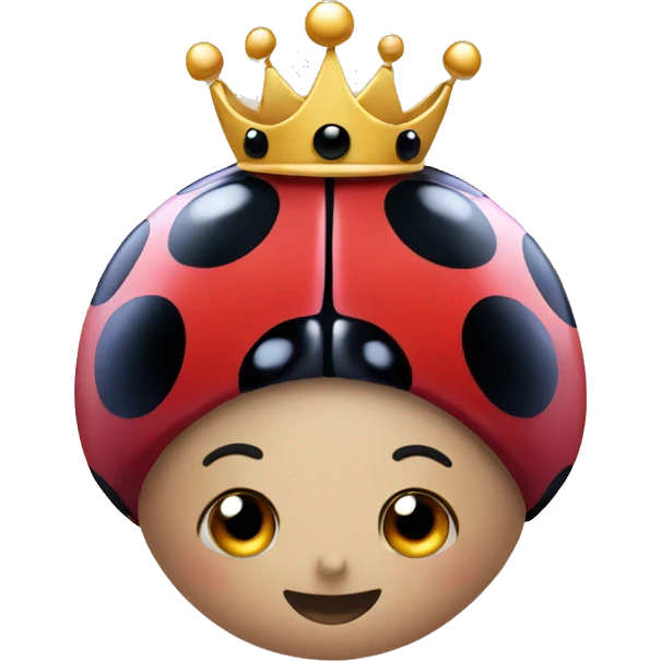 ladybug with crown  emoji
