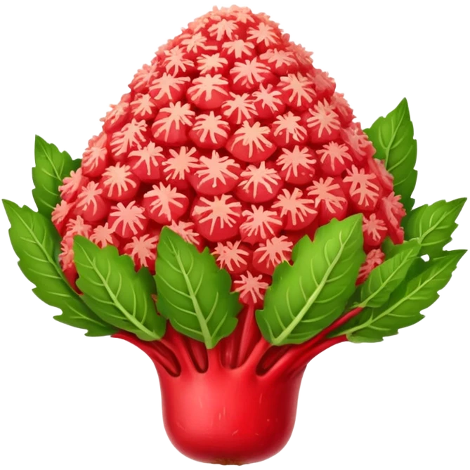 red and circle horseradish emoji