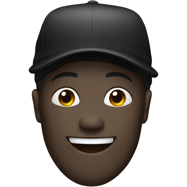 smile perfume emoji with black cap emoji