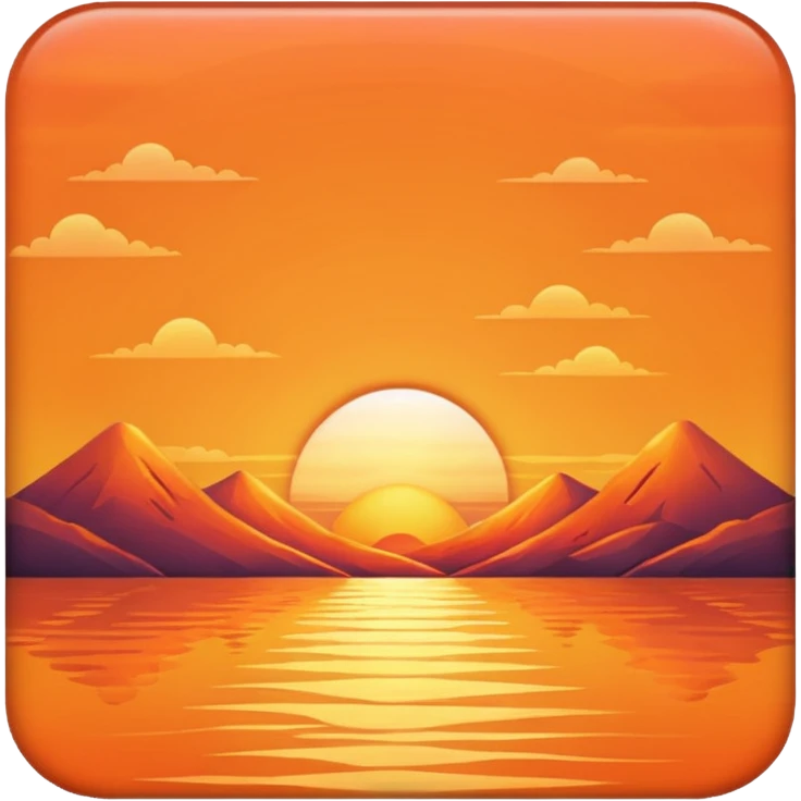 sunset emoji