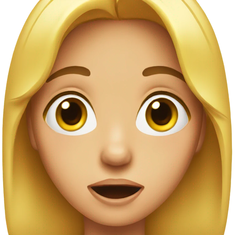 girl surprised emoji