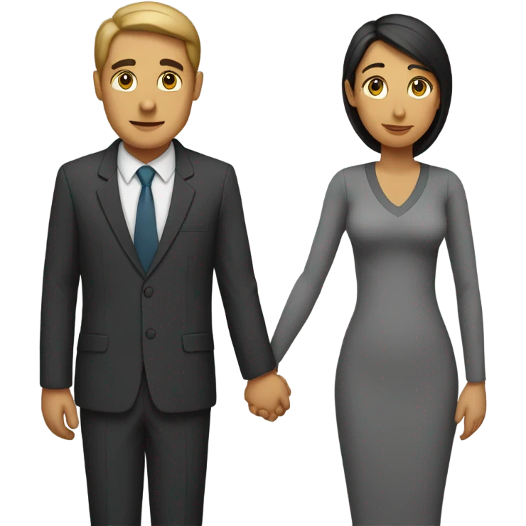woman and man holding hands emoji