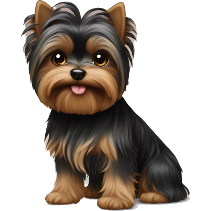 Small black yorki  emoji