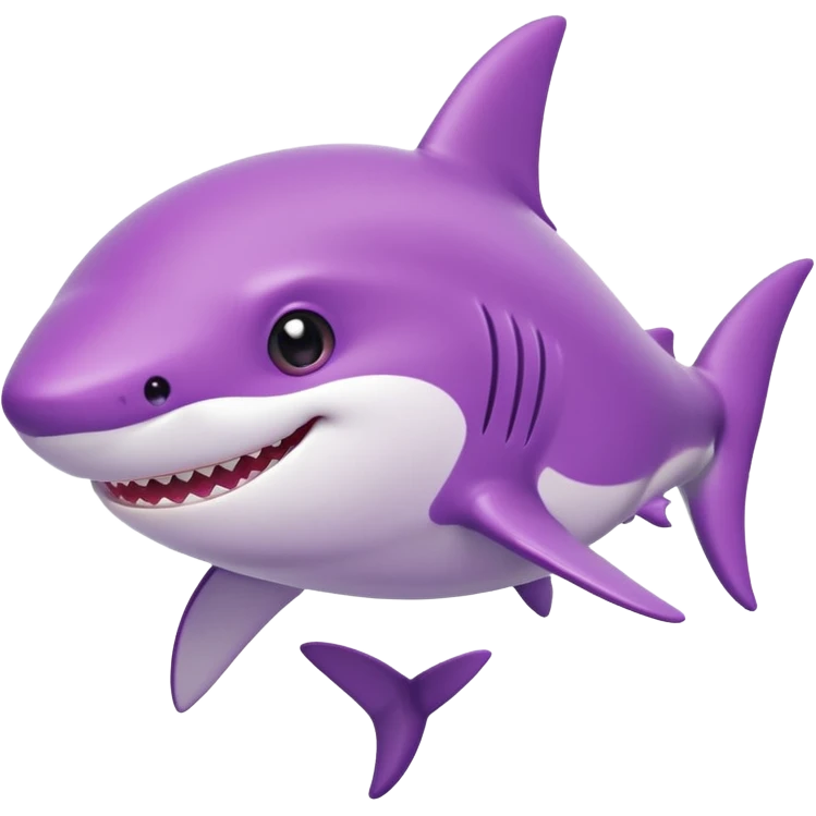 purple Baby Shark emoji
