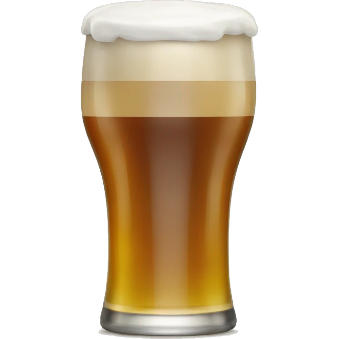Half empty beer  emoji