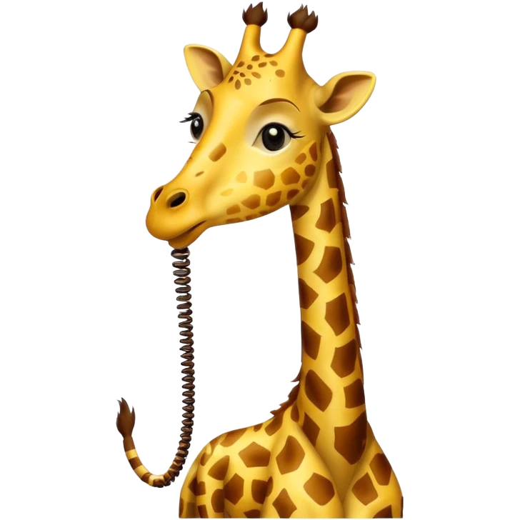 Giraff  calling on the phone emoji