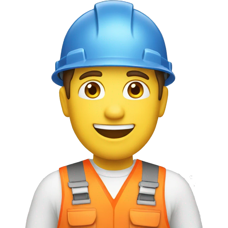 happy builder emoji