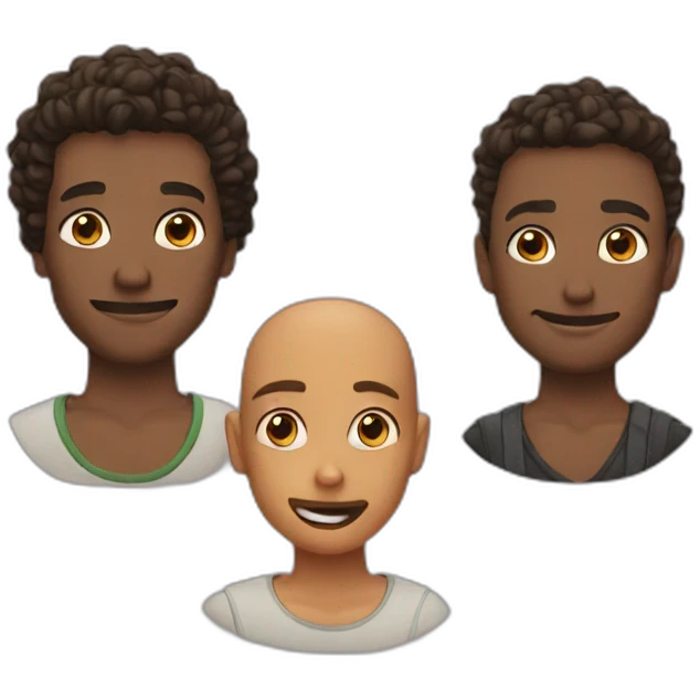 Trios emoji