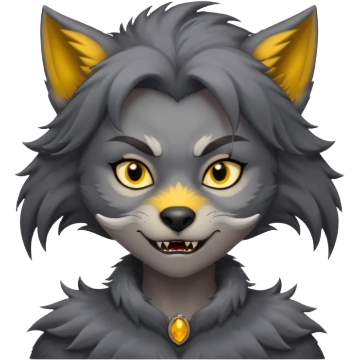 girl werewolf emoji