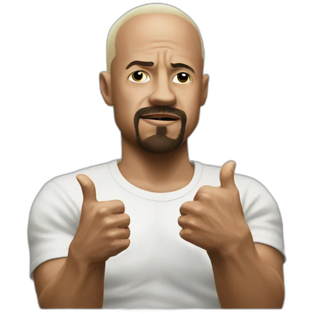American history x with raised right hand emoji
