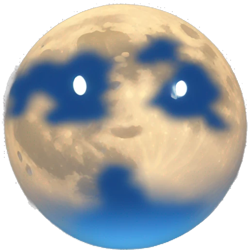 super blue moon emoji