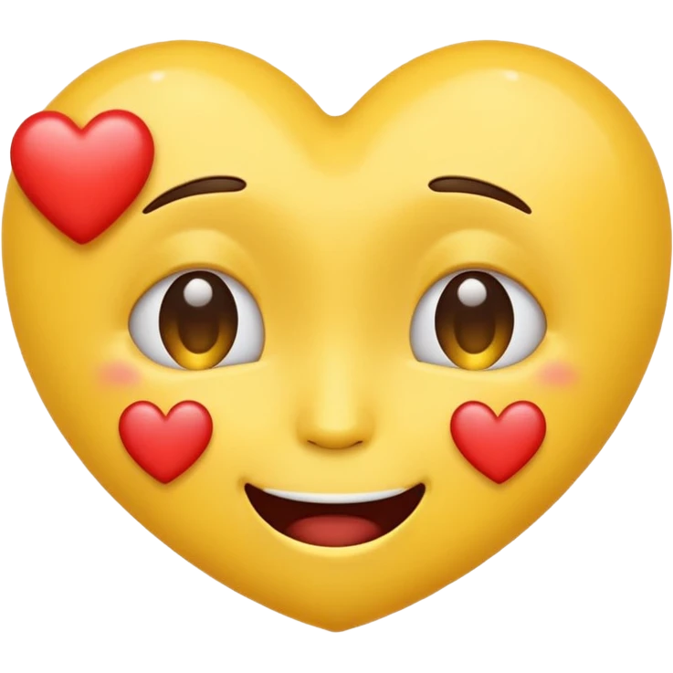 An emoji crying with heart eyes emoji