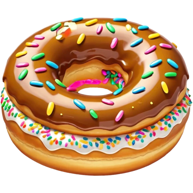 Treasure donut emoji
