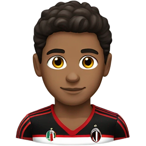 AC MILAN boy tanned dark hair brown eyes  emoji