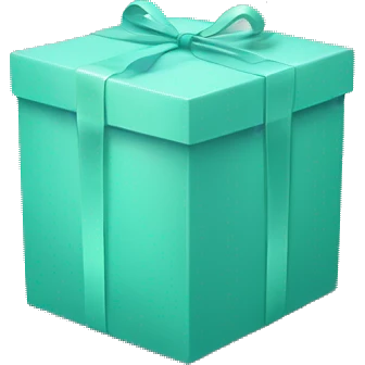 Smooth Tiffany colour box with text “POIZON” emoji