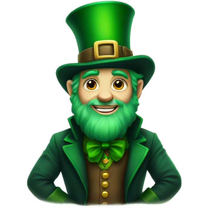 Leprechaun by rainbow  emoji