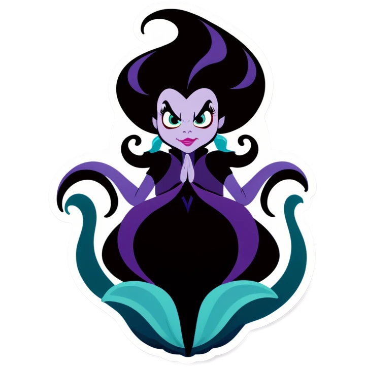 Ursula sea witch emoji
