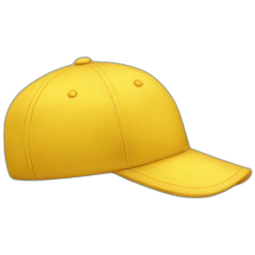Yellow cap emoji