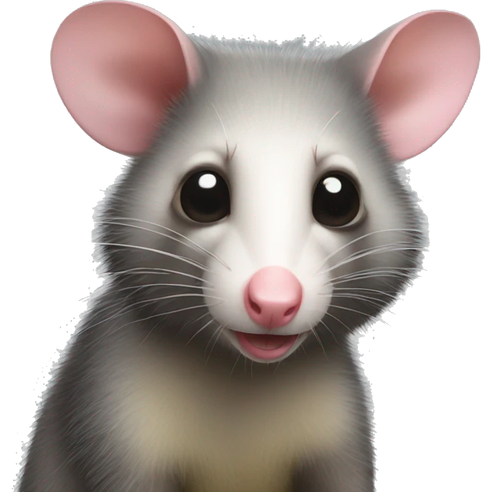 Realistic possum emoji