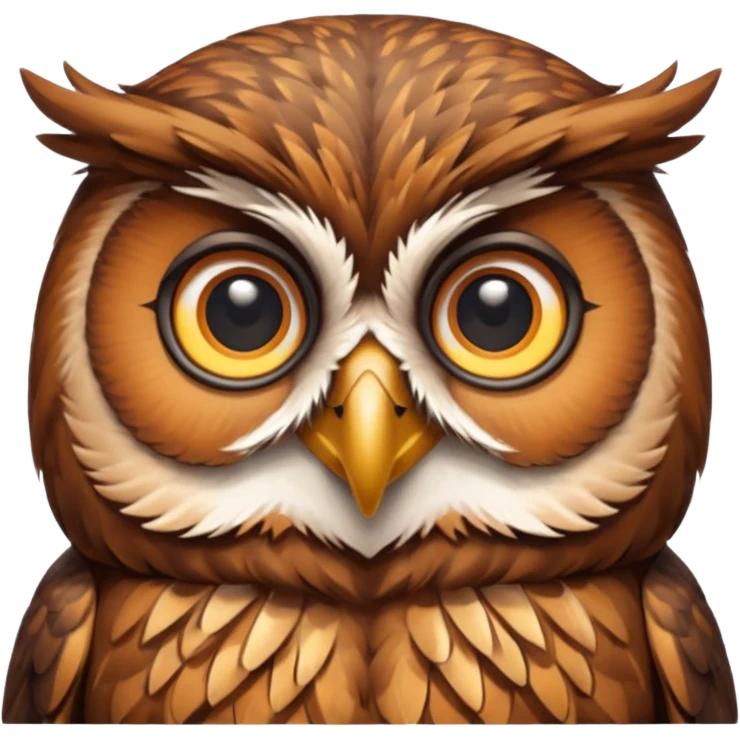 writing owl emoji