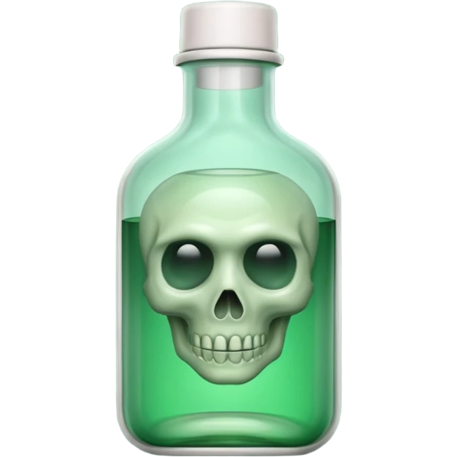 creepy embalming fluid bottle emoji