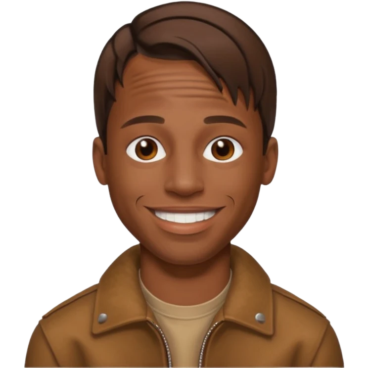 Travis Scott en train de rire emoji