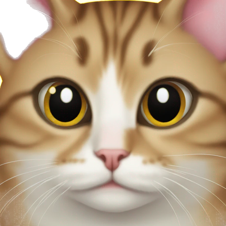 Heart eye cat emoji