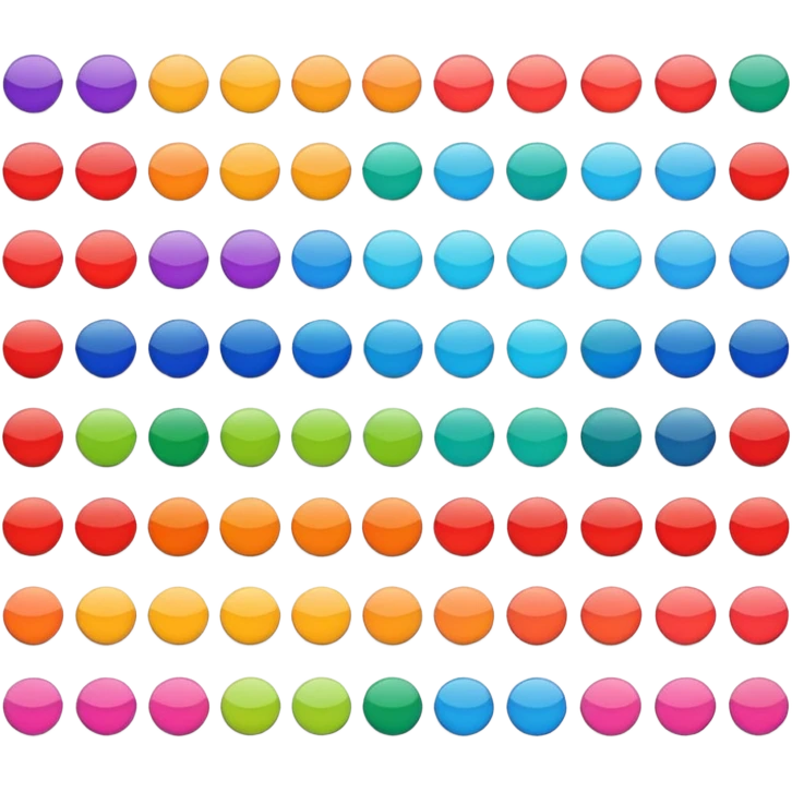 Colour in circles emoji
