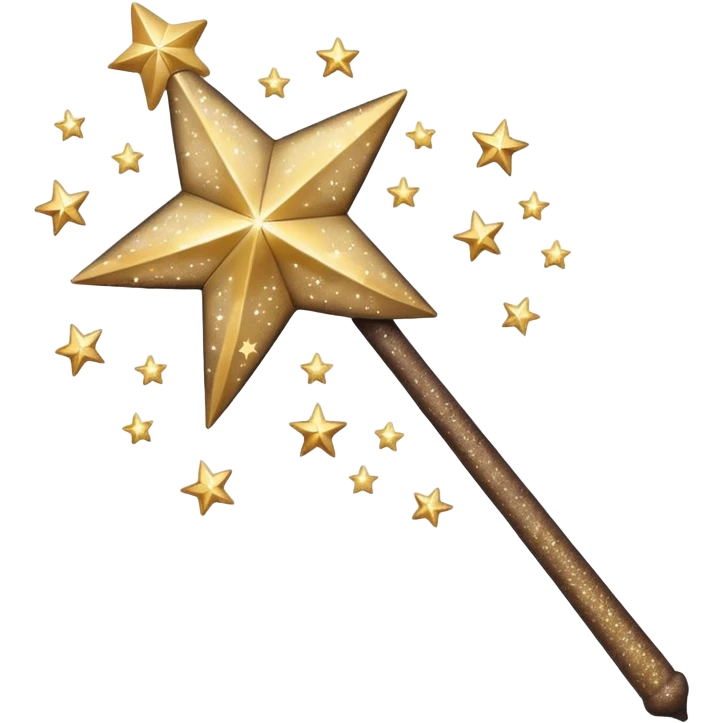 Elder wand glitter Stars emoji