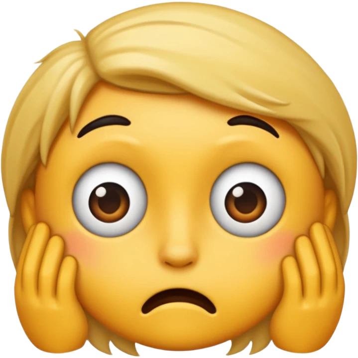 Very very nervous emoji