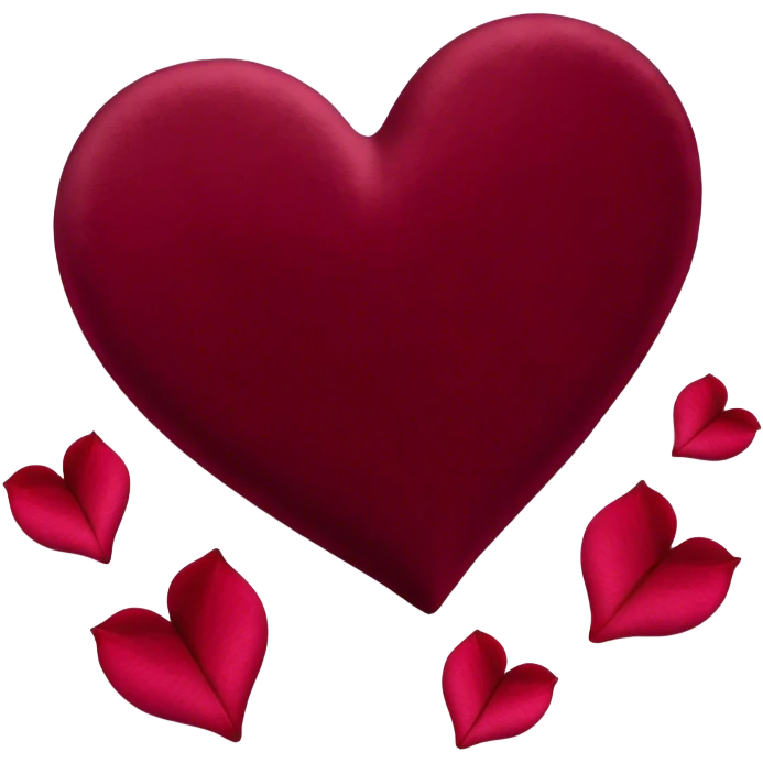 burgundy Valentine emoji