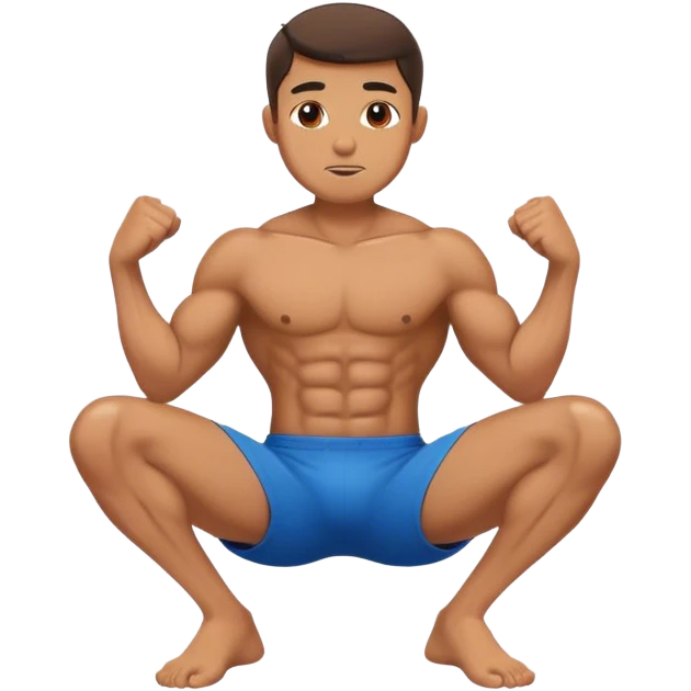 guy doing sit-ups emoji