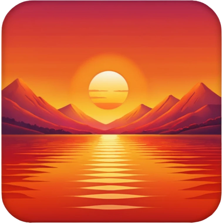 SUNSET emoji