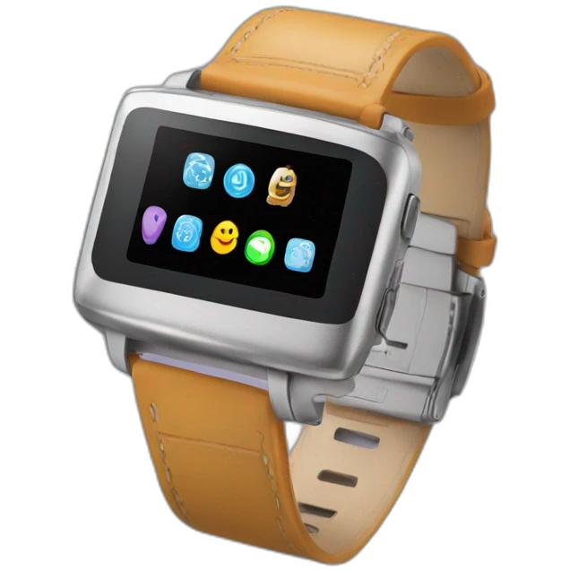hand smart watch emoji