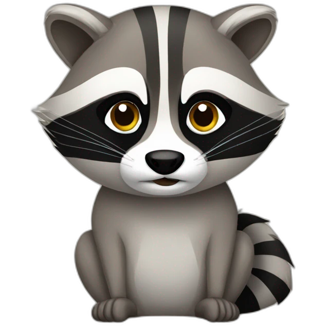 Raccoon in italiy emoji