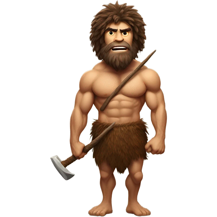 cave man emoji