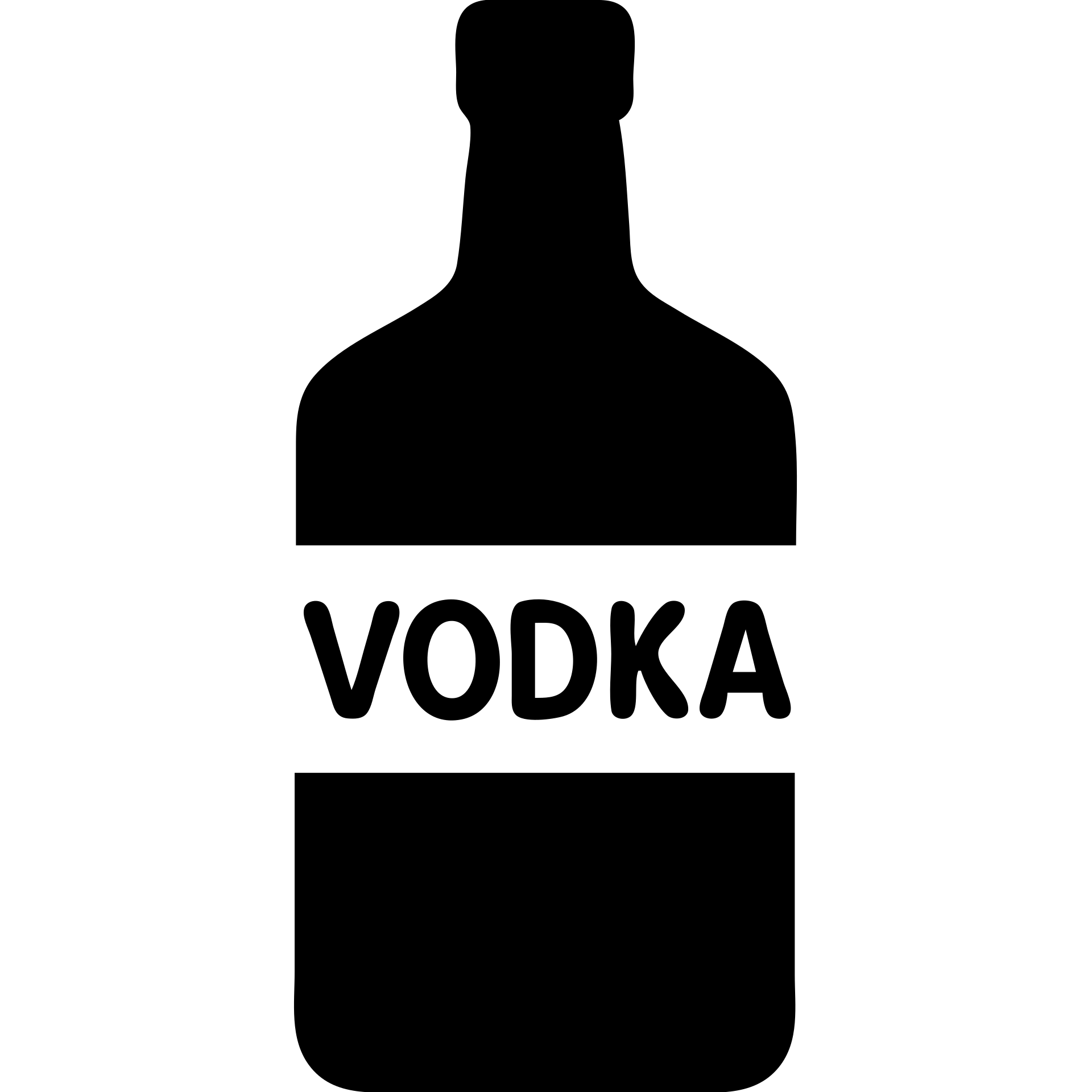 A vodka emoji