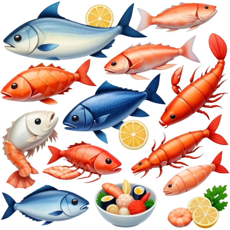 Japanese seafood mix emoji